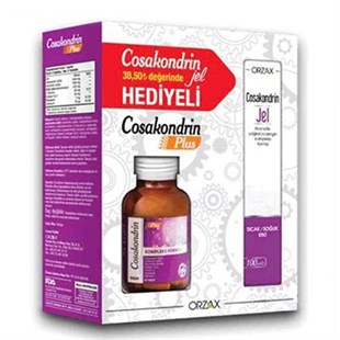 Orzax Cosakondrin Plus 60 Tablet + Cosakondrin Jel 100 ml Hediyeli