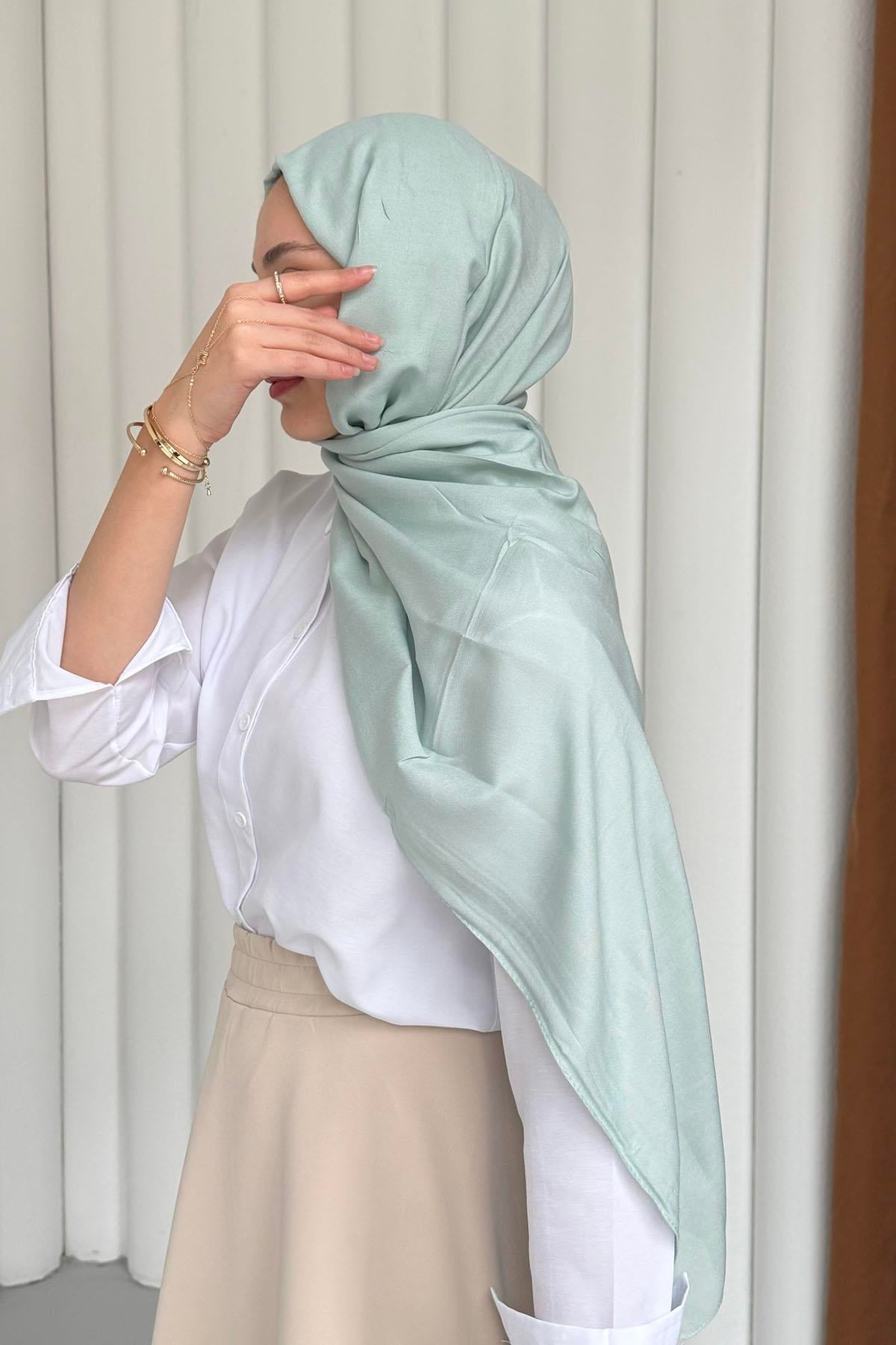 Rami Naturel Şal-MİNT YEŞİLİ