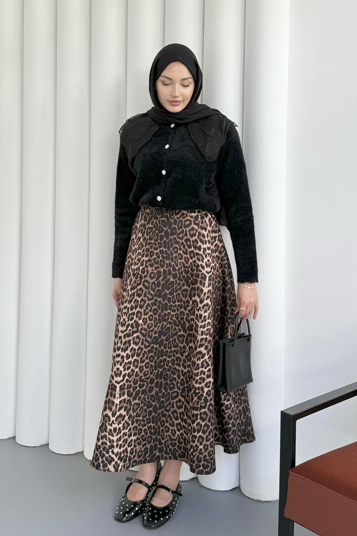 Otantik Dantel Yakalı Triko Hırka-SİYAH