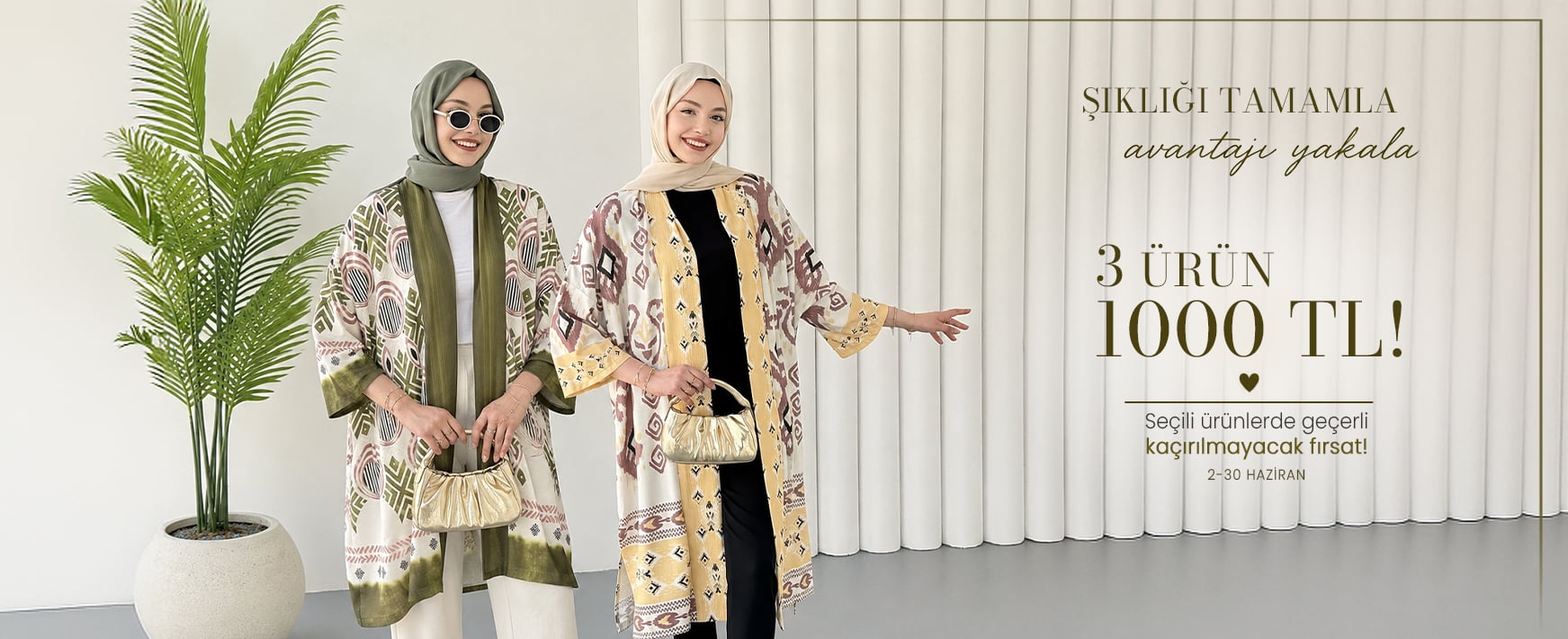 3 ürün