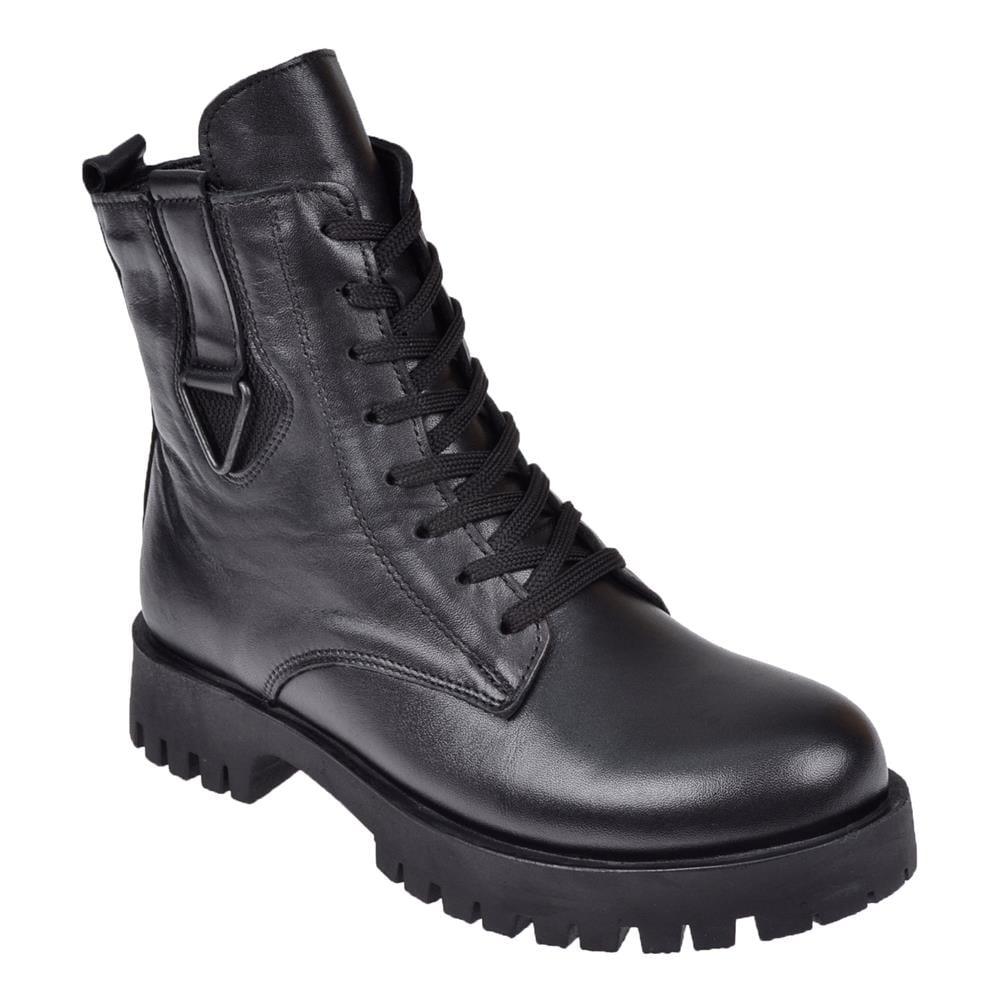 Beety Hakiki Deri Kadın Bot BEE-3115   SİYAH