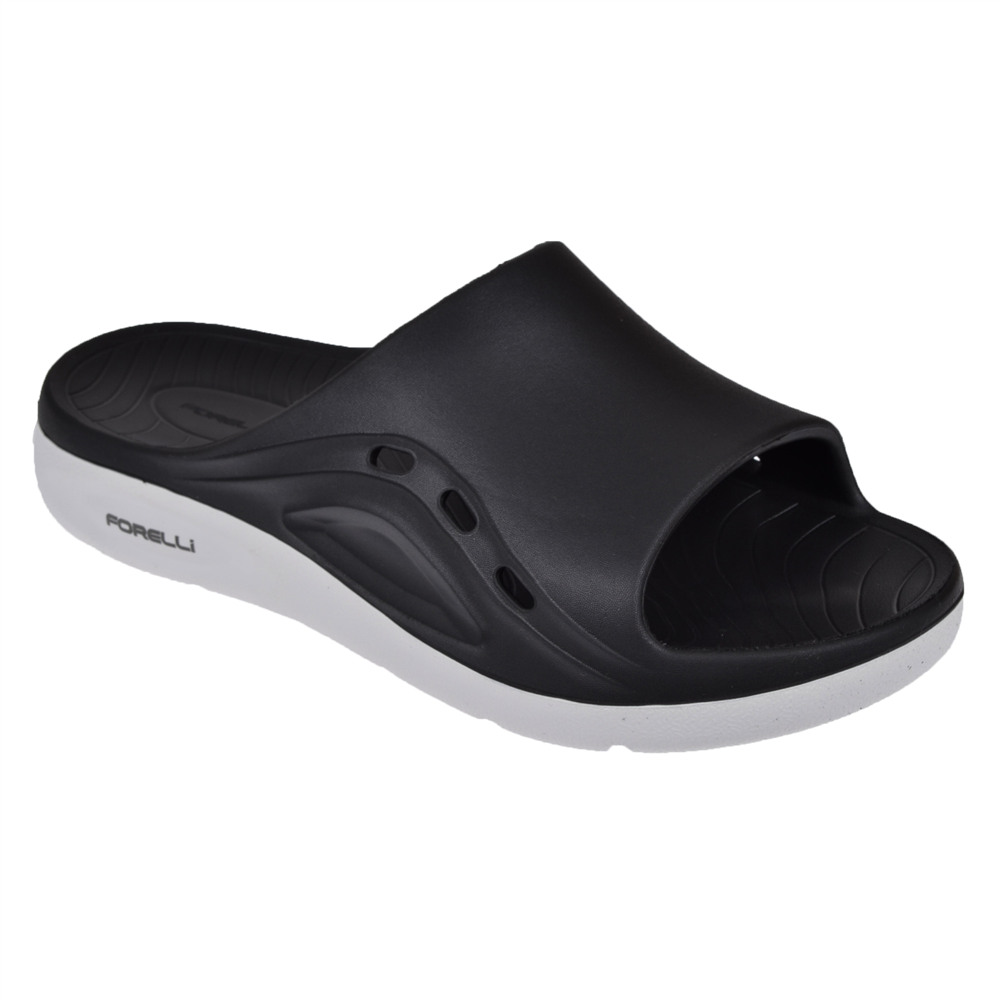 Forelli Eva Tek Bant Unisex Terlik FOR-CAT-G   SİYAH