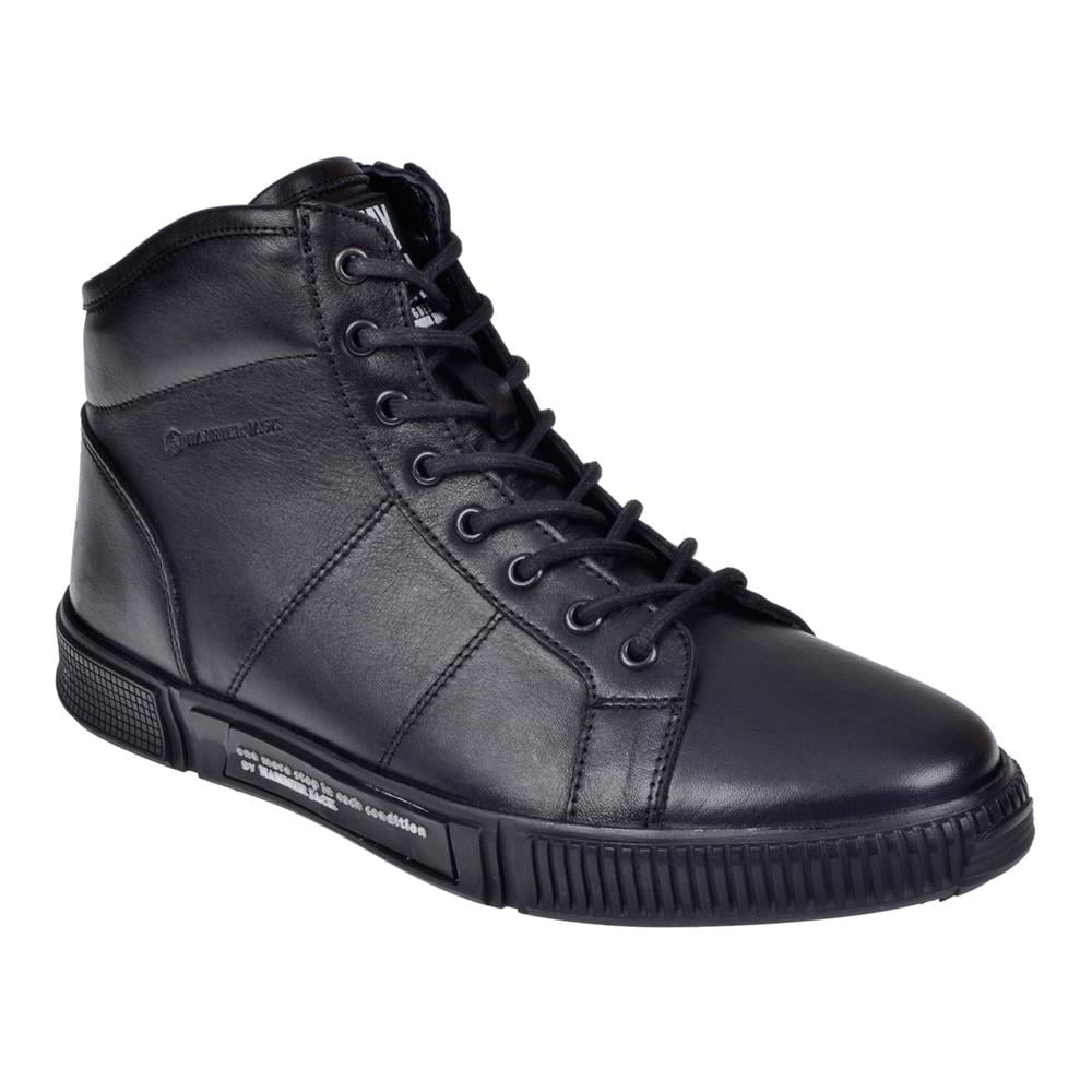 Hammer Jack Hakiki Deri Günlük Erkek Bot HJ-23670   SİYAH