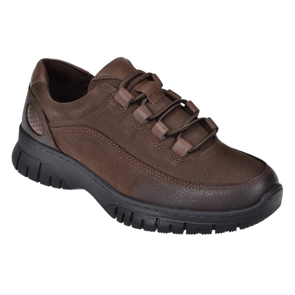 New Diamond Hakiki Deri Comfort Kadın Ayakkabı ND-25624 KAHVE NUBUK