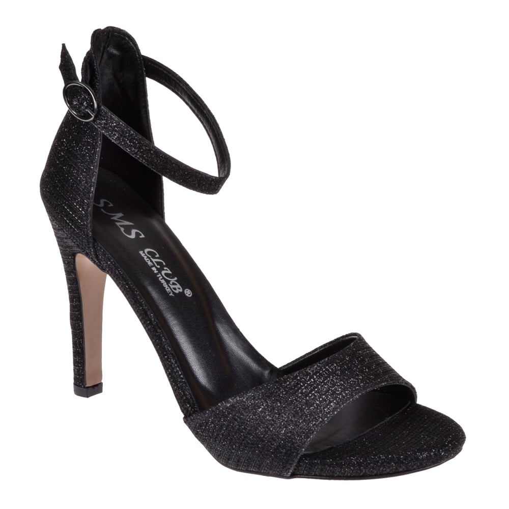 Pullman Kadın Topuklu Ayakkabı SMS-1822   SİYAH SİMLİ