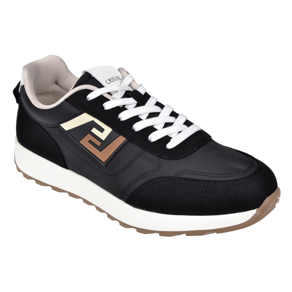Voyager Canvas Kumaş Yazlık Erkek Spor Ayakkabı Sneaker VOY-144   SİYAH