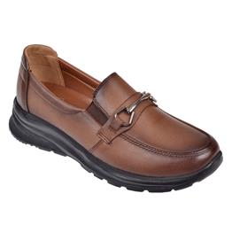 Beety Hakiki Deri Hafif Tabanlı Comfort Kadın Ayakkabı BEE-033T   KAHVE