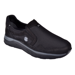 Forelli Comfort Üzeri File Erkek Spor Ayakkabı FOR-46005 SİYAH