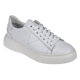 Pullman Hakiki Deri Erkek Spor Ayakkabı Sneaker PLM-111   BEYAZ