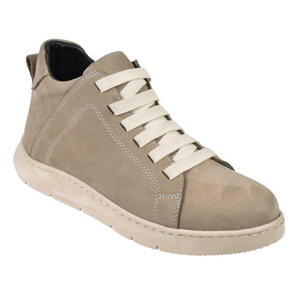 Divadonna Hakiki Deri Üzeri Lastikli Kısa Kadın Bot BL-8471   VİZON NUBUK