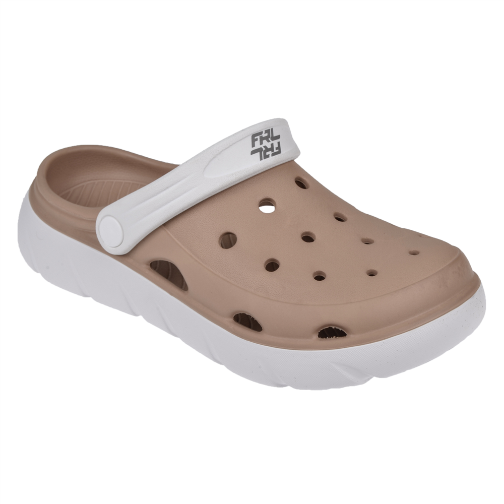 Forelli Eva Burnu Kapalı Unisex Terlik FOR-FLY-G   KUM