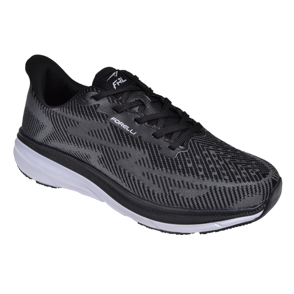 Forelli Hafif Taban Erkek Spor Ayakkabı Sneaker FOR-SANTİAGO   SİYAH