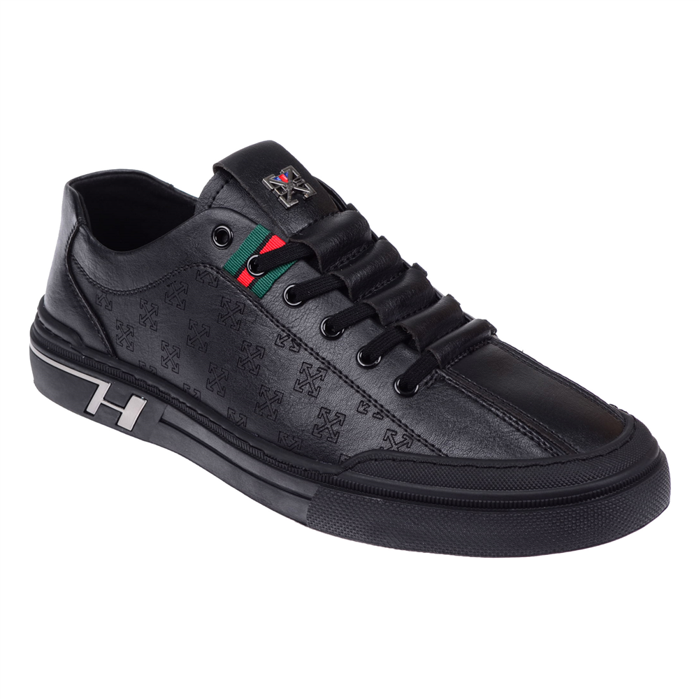 Guja Erkek Spor Ayakkabı Sneaker GJ-510-3 SİYAH