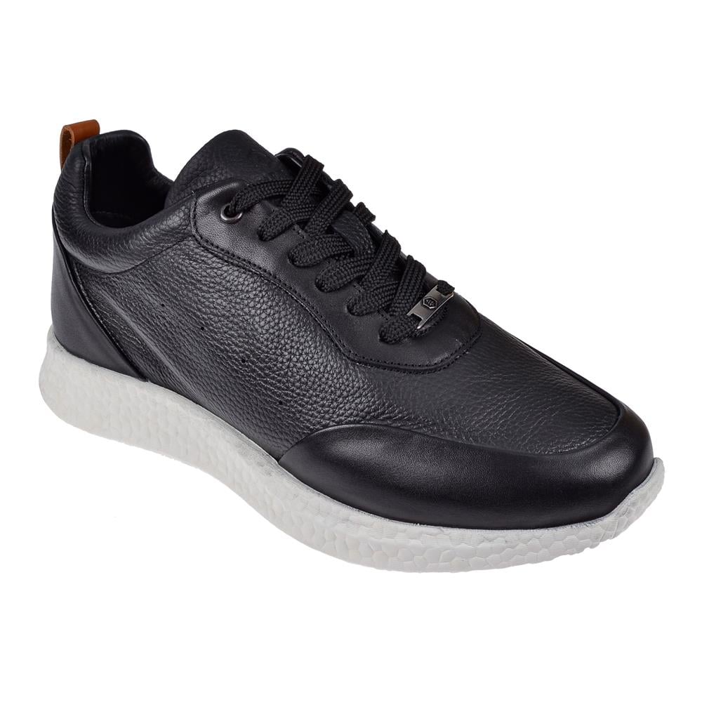 Hammer Jack Hakiki Deri Erkek Spor Ayakkabı Sneaker HJ-24260-M   SİYAH