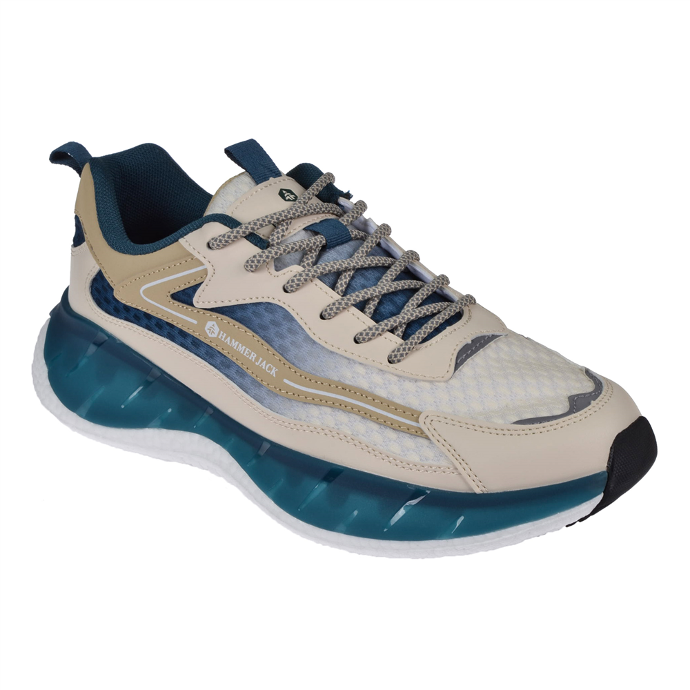 Hammer Jack Yumuşak Taban Erkek Spor Ayakkabı Sneaker HJ-24122-M BEJ