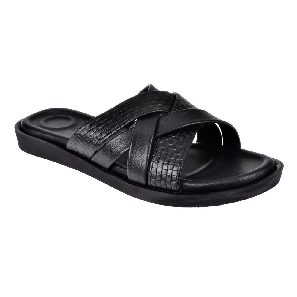 Pullman Hakiki Deri Comfort Erkek Terlik CEV-559   SİYAH