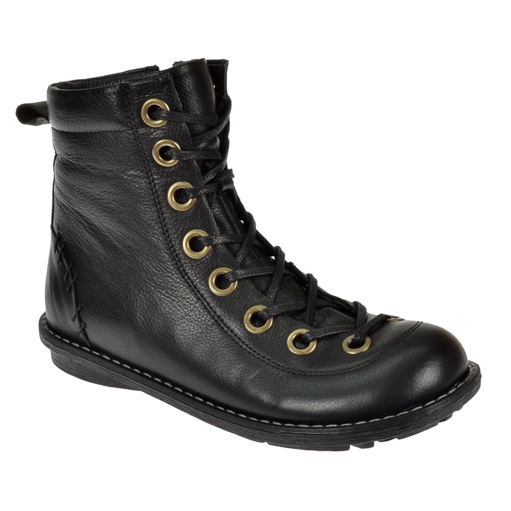 Pullman Hakiki Deri Günlük Kadın Bot PLM-34431   SİYAH