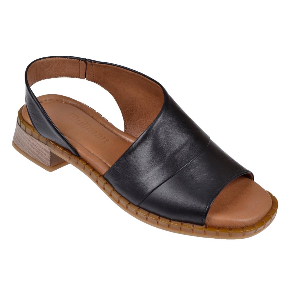 Pullman Hakiki Deri Kadın Sandalet BEL-015   SİYAH