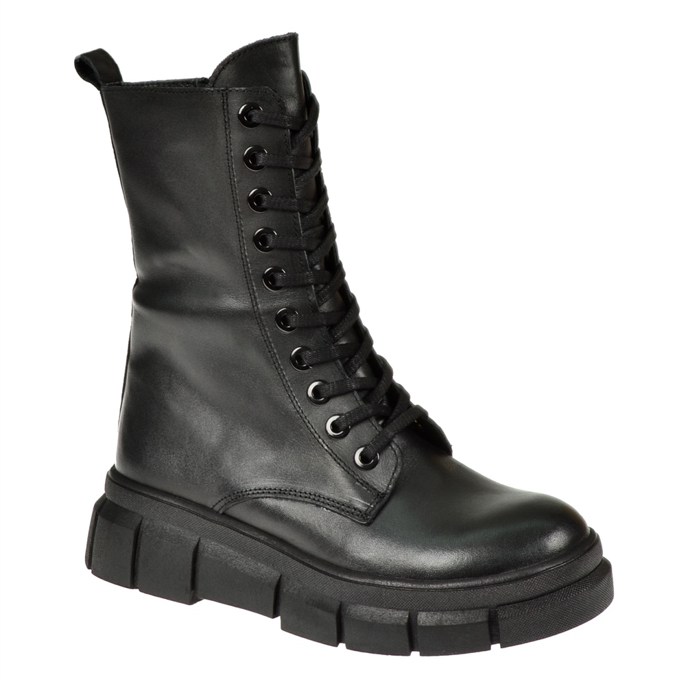 Pullman Hakiki Deri Postal Kadın Bot ND-22560   SİYAH