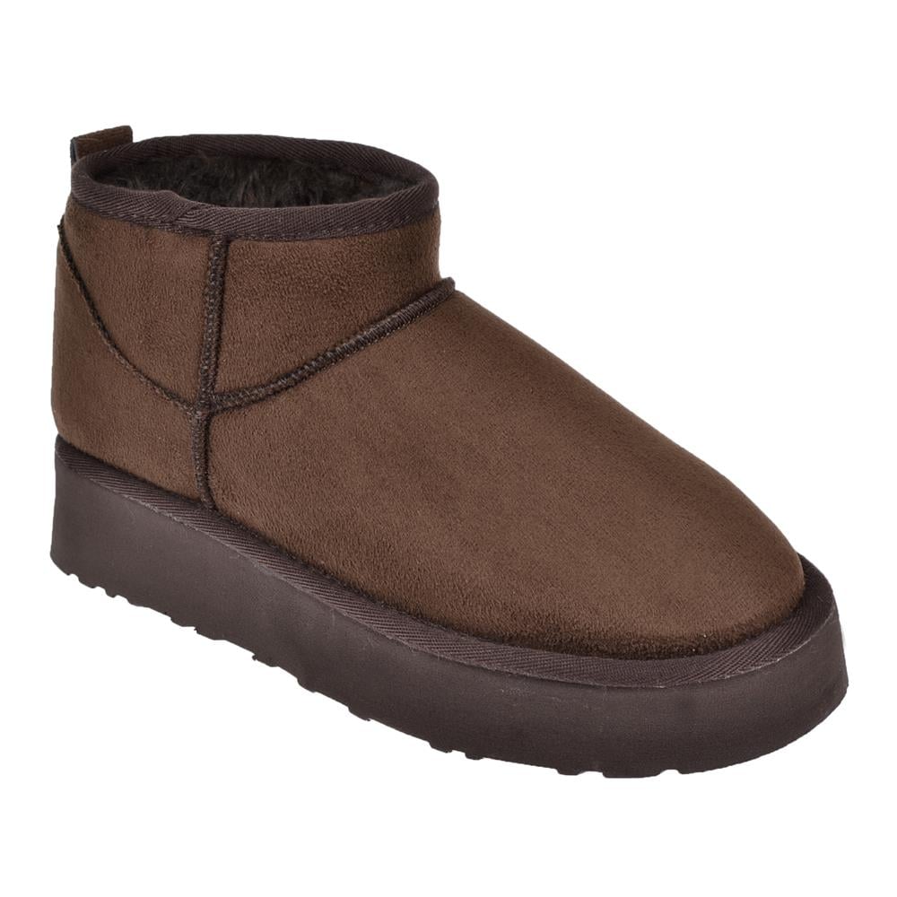 Pullman Kalın Taban İçi Müflonlu Kadın Bot PLM-201   KAHVE