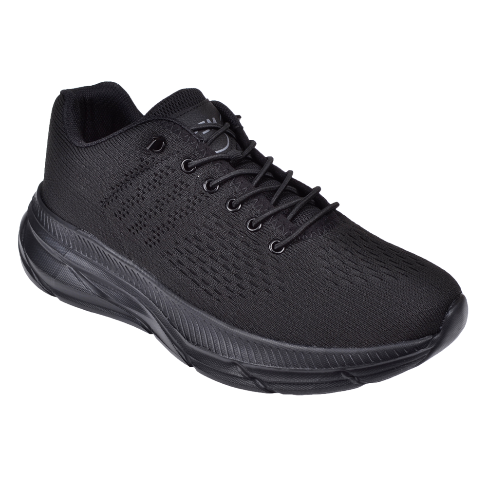 Pullman Triko Erkek Spor Ayakkabı Sneaker DUM-1518   SİYAH SİYAH