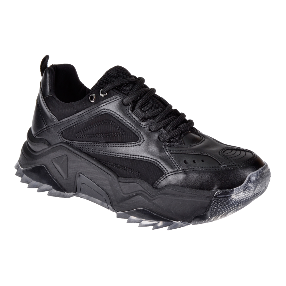 Sms Kadın Spor Ayakkabı Sneaker SMS-65118 SİYAH