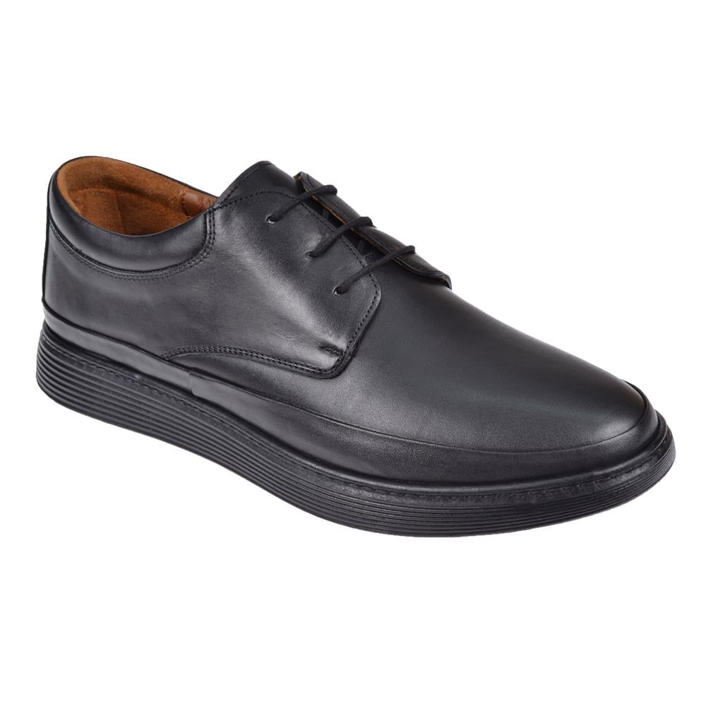 Tardelli Hakiki Deri Comfort Battal Boy Erkek Ayakkabı TRD-4393   SİYAH