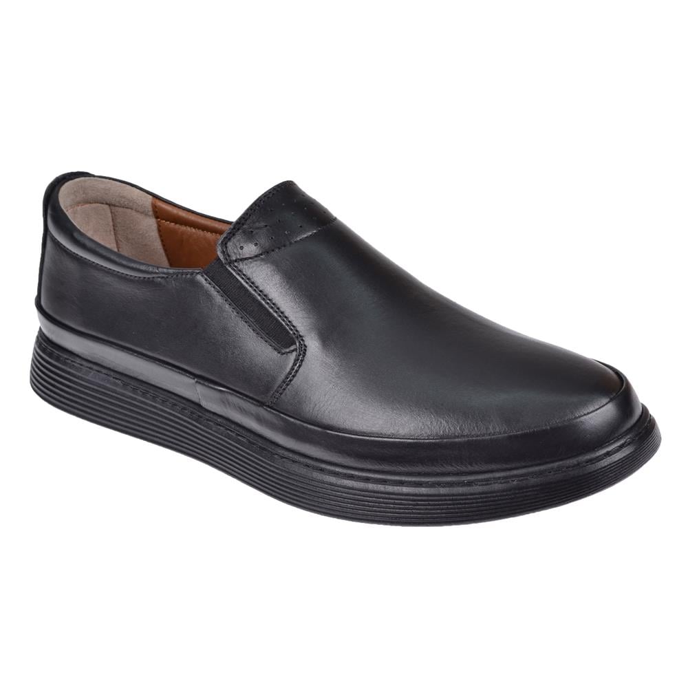 Tardelli Hakiki Deri Comfort Battal Boy Erkek Ayakkabı TRD-4394   SİYAH
