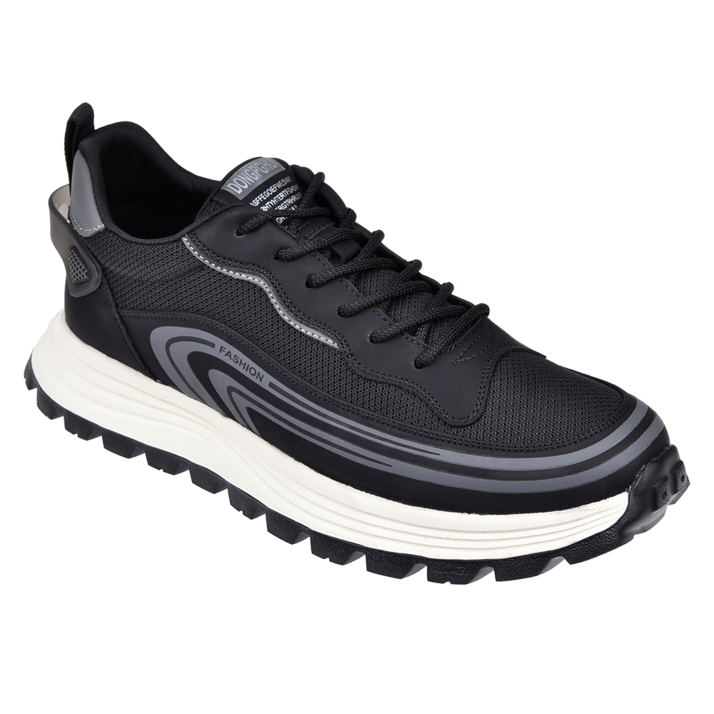 Voyager Bağcıklı Anorak Erkek Spor Ayakkabı Sneaker VOY-274   SİYAH