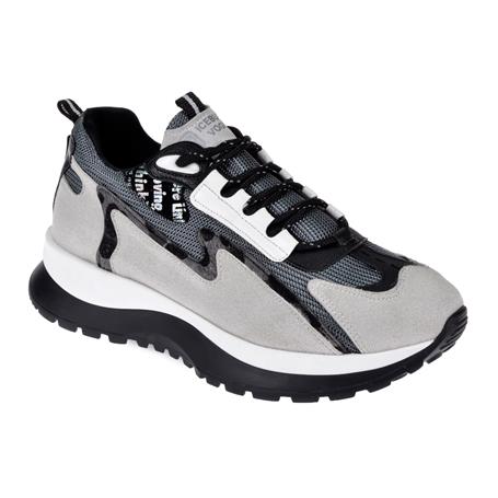 Pullman Kadın Spor Ayakkabı Sneaker SMS-72135   BEYAZ SİYAH