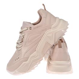 Pullman Kadın Spor Ayakkabı Sneaker SMS-65118   BEJ