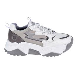 Pullman Kadın Spor Ayakkabı Sneaker SMS-65100   BEYAZ GRİ