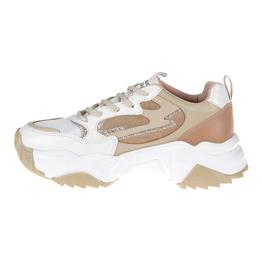 Pullman Kadın Spor Ayakkabı Sneaker SMS-65100   BEYAZ BEJ