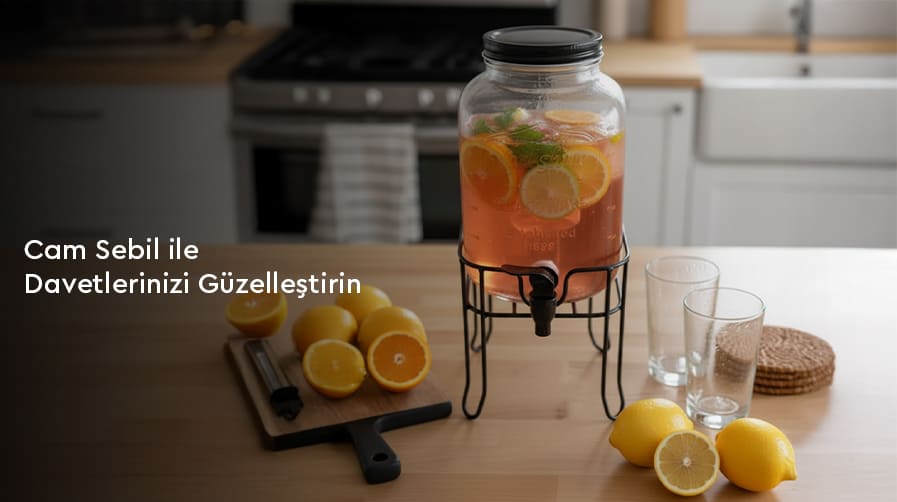 Cam Sebil ile Davetlerinizi Güzelleştirin