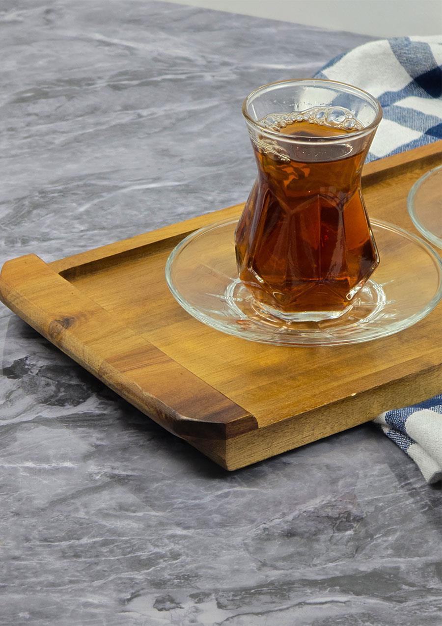 Akasya Sunum Tepsisi - Uzun Sunum Tabağı - 47x17 CM