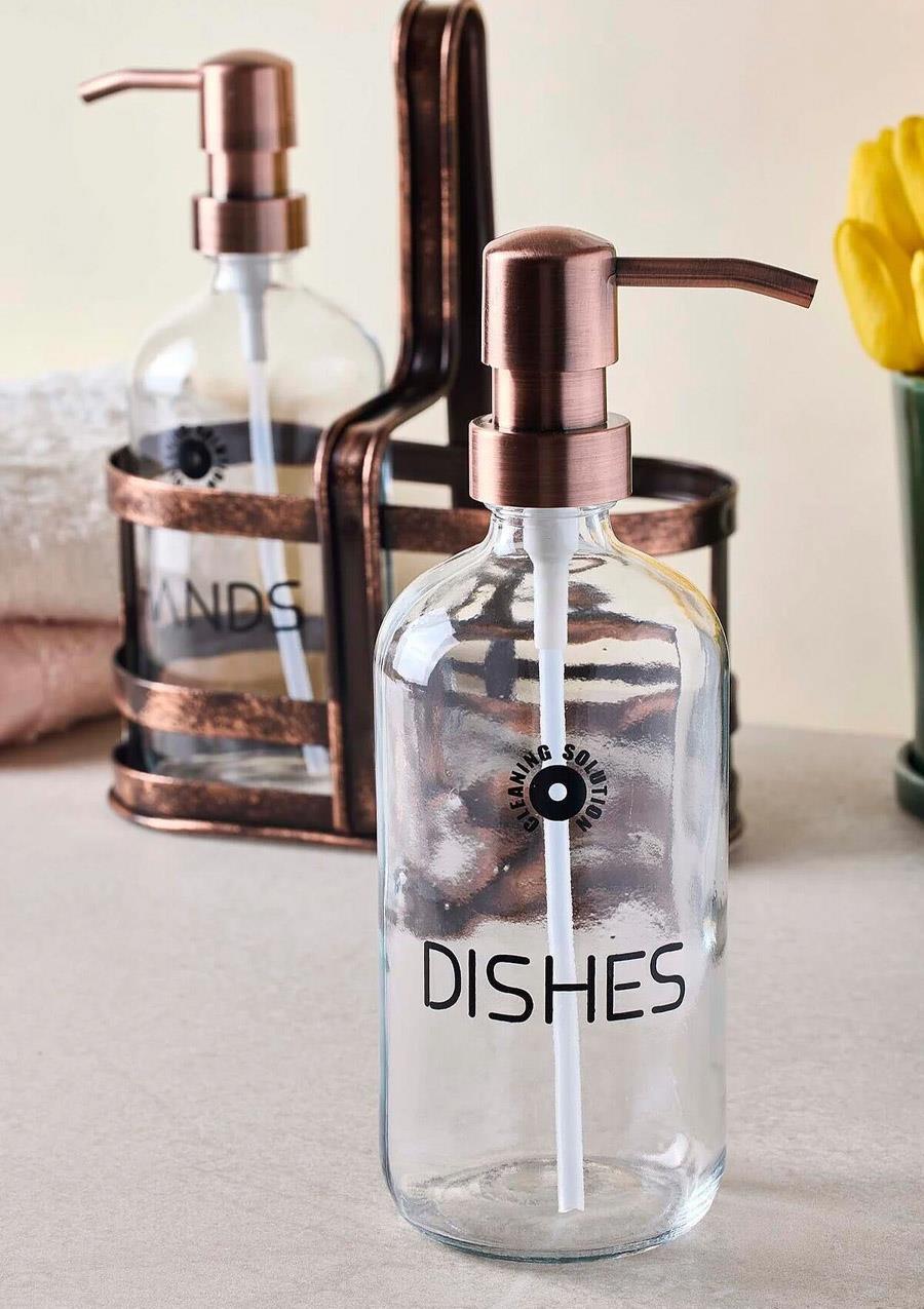 Rame Sıvı Sabunluk Seti - 2x500 ML Yuvarlak