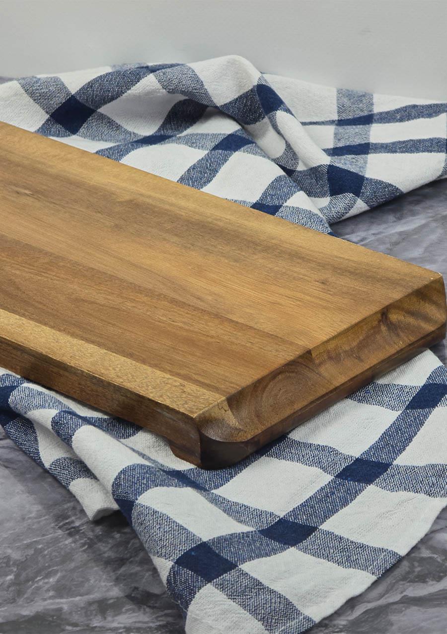 Akasya Sunum Tepsisi - Uzun Sunum Tabağı - 47x17 CM