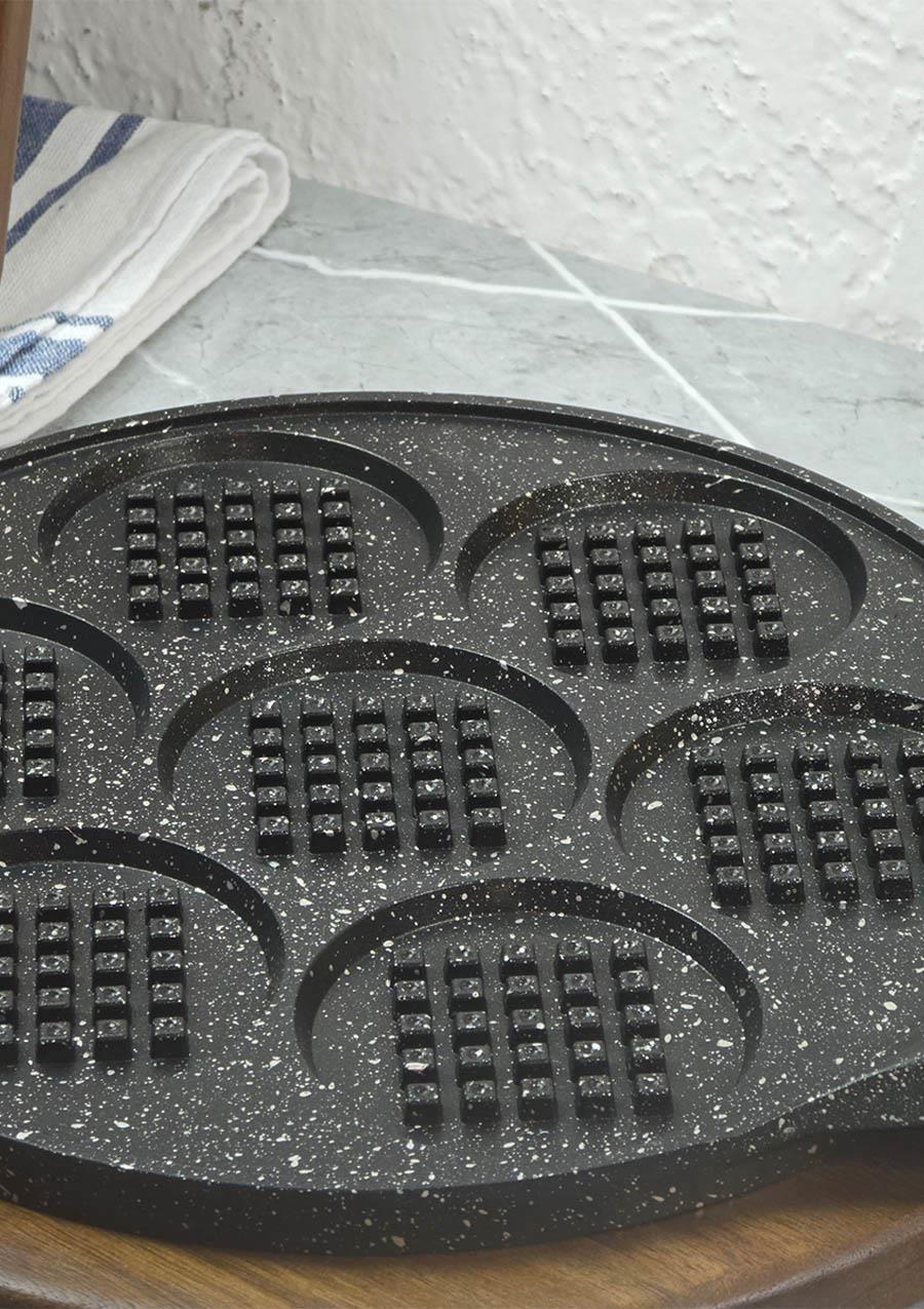 Waffle Tavası - Döküm Pankek Tavası - 27 CM