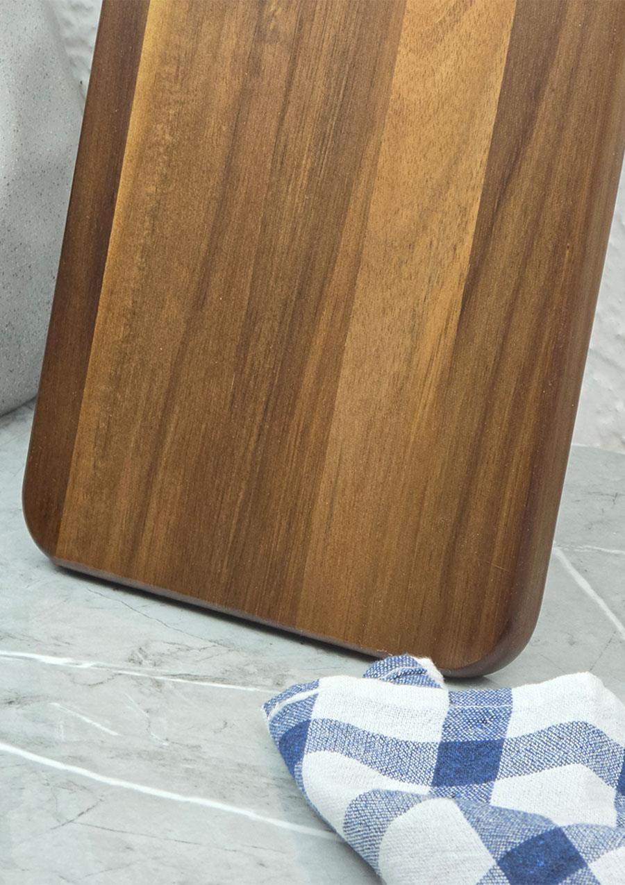 Akasya Kesme Tahtası - Mutfak Kesim Panosu - Uzun, 44 CM