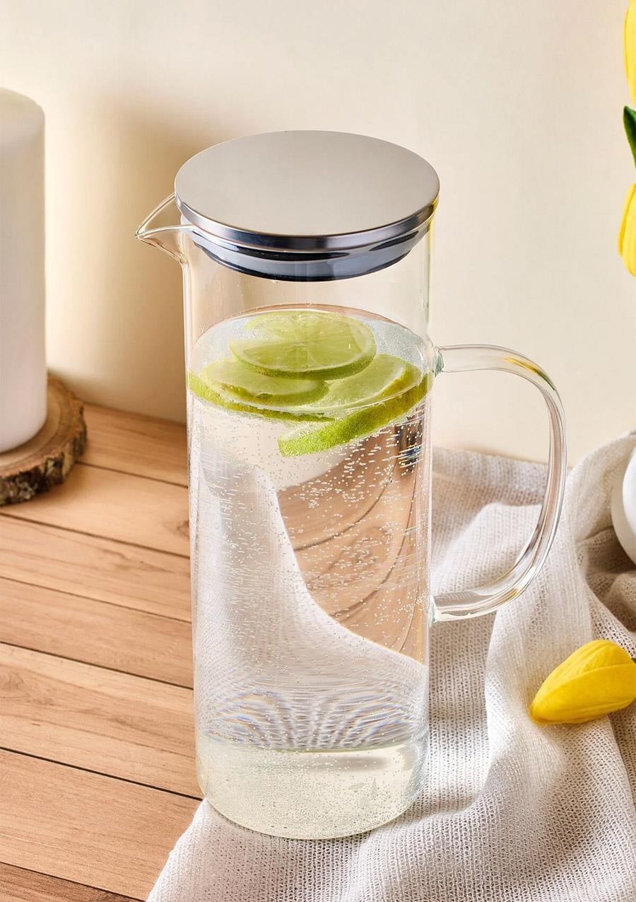 İzmir Borosilikat Cam Sürahi - 1200 ML