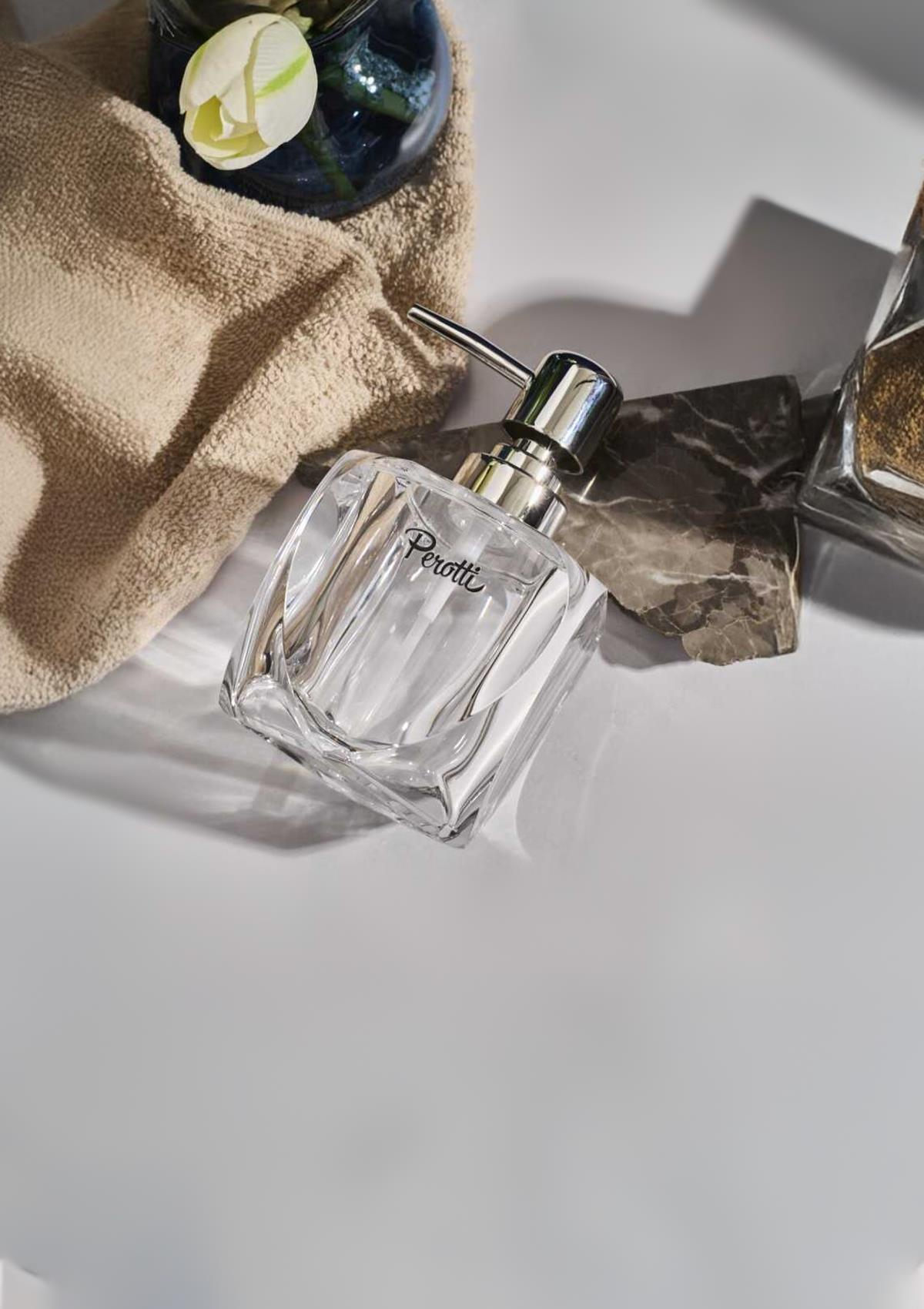 Akrilik Sıvı Sabunluk - Düşmeye Dayanıklı Banyo, Mutfak Sıvı Sabunluğu - 250 ML