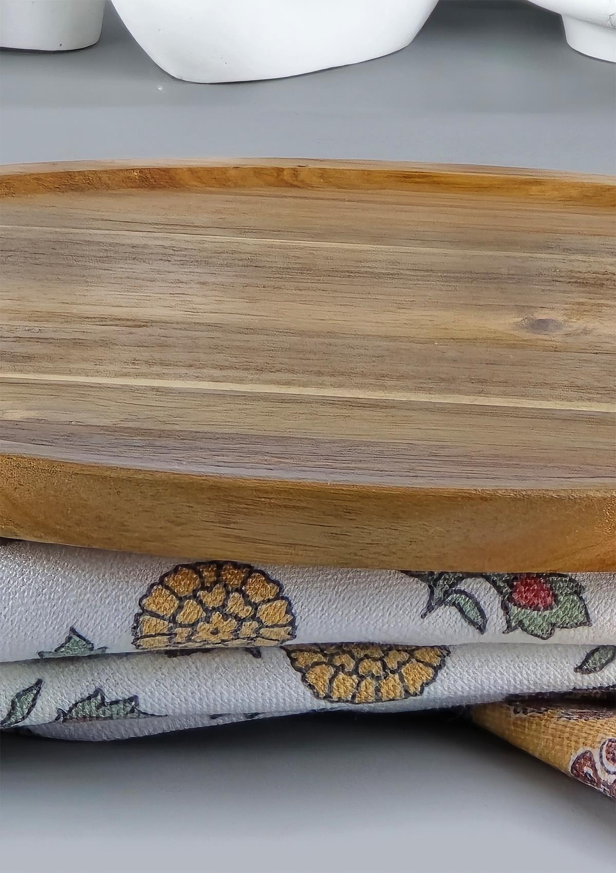 Akasya Sunumluk - Döner Stantlı Makyaj Organizeri - Pasta Sunumluğu, Kavanoz Standı - 30 CM