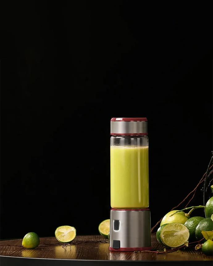 Cook&Eat Blender - Şarj Edilebilir Blender - 450 ML - Gümüş-Kırmızı