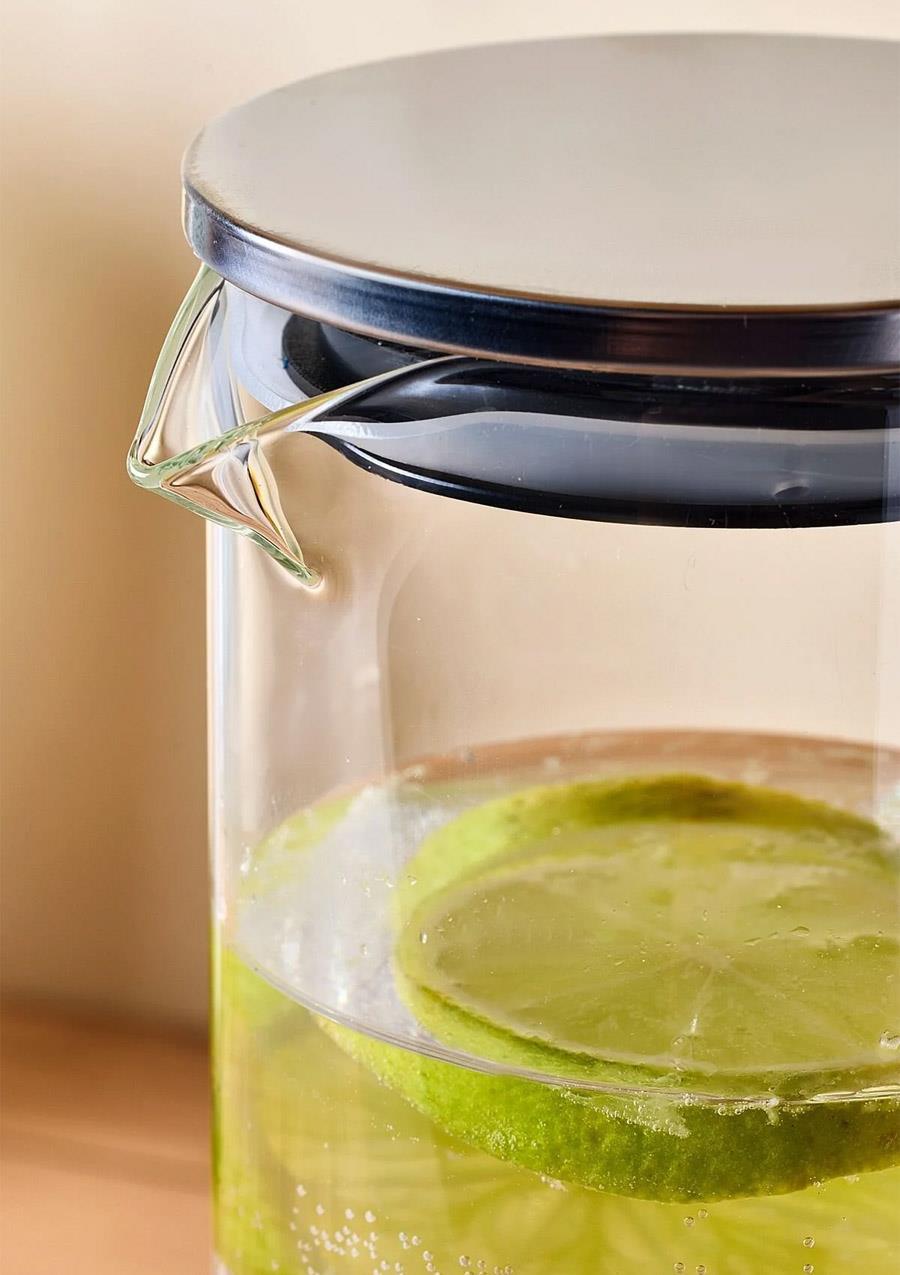 İzmir Borosilikat Cam Sürahi - 1200 ML