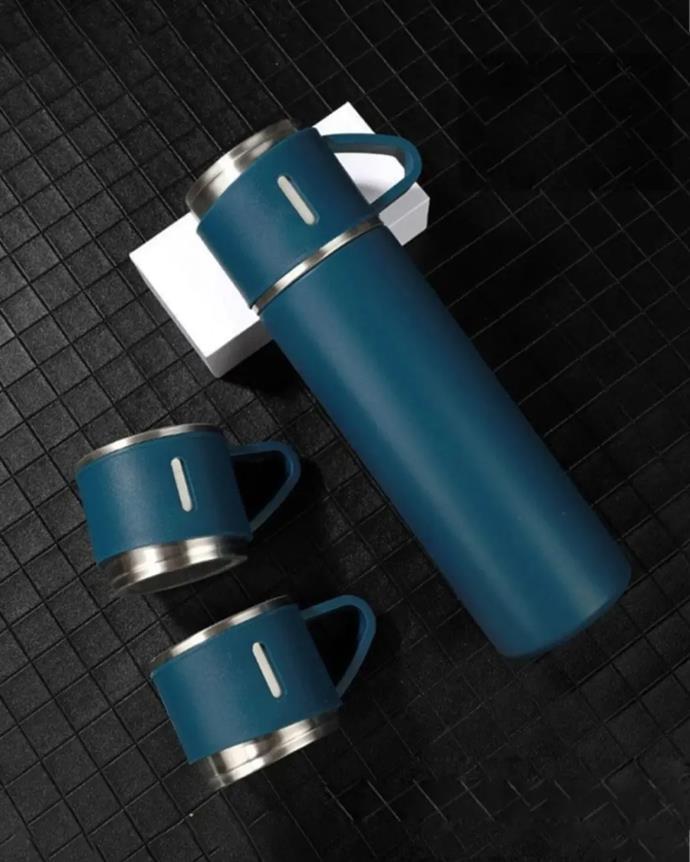 Kamp Termosu - Termos Seti  - 500 ML - 3 Adet Bardak