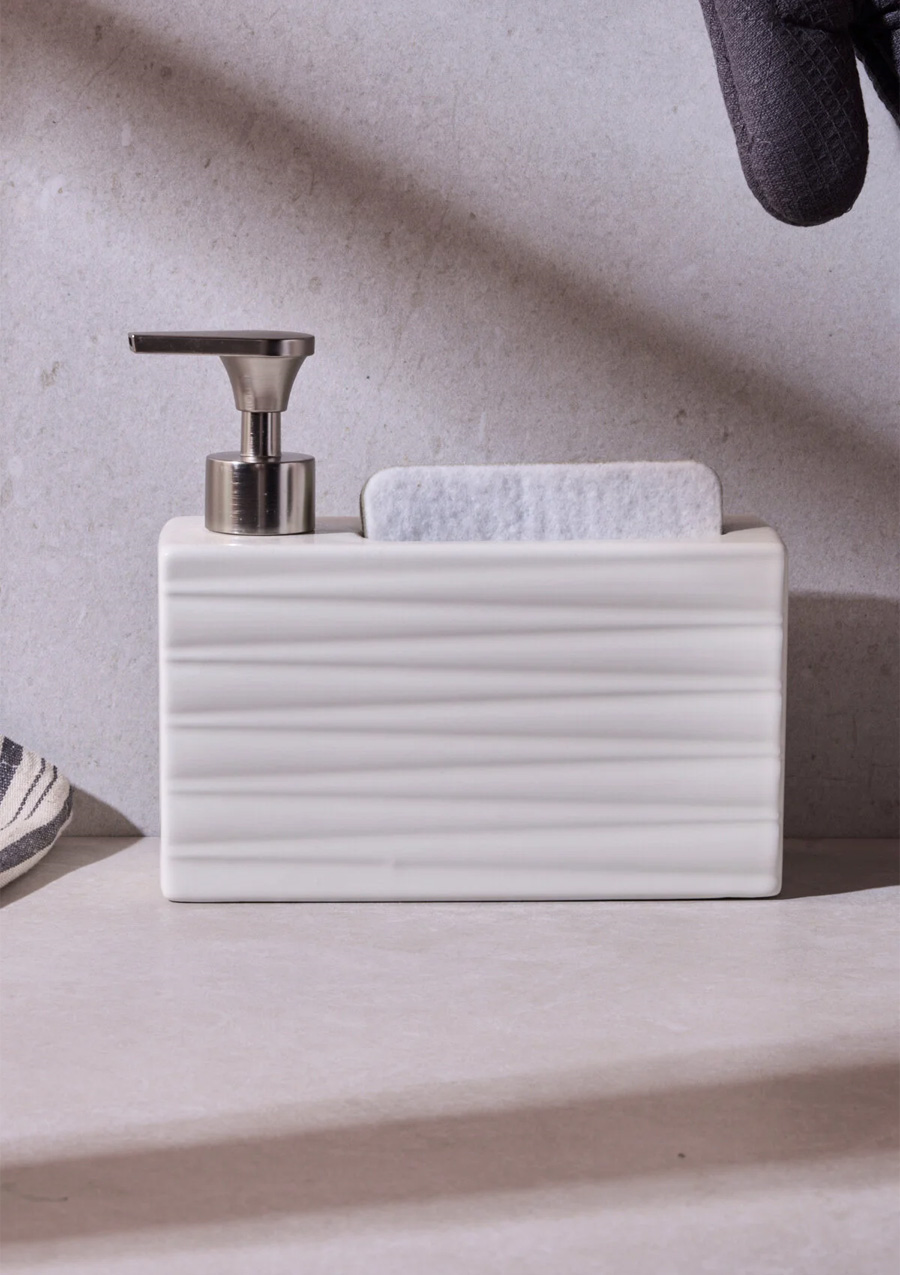 ASH Beige 750 ml Porselen Mutfak Sıvı Sabunluk