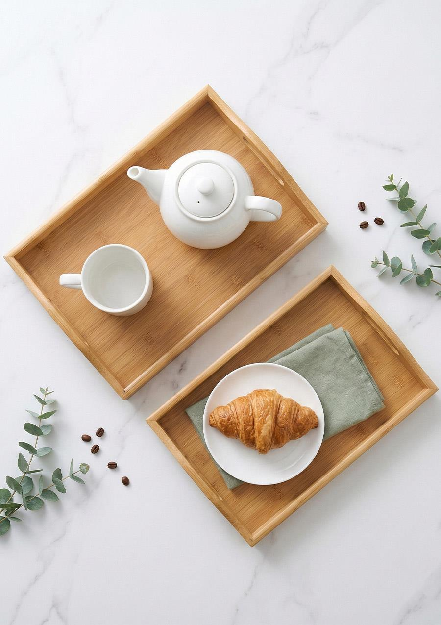 Bambu Tepsi Takımı - 2 Parça