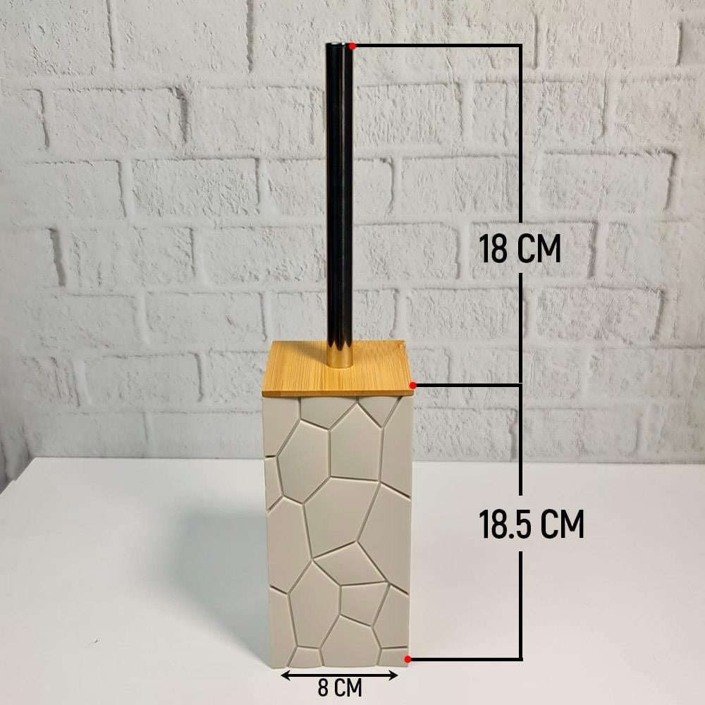 Akrilik Bambu Banyo Seti - 5 Parça Banyo Takımı