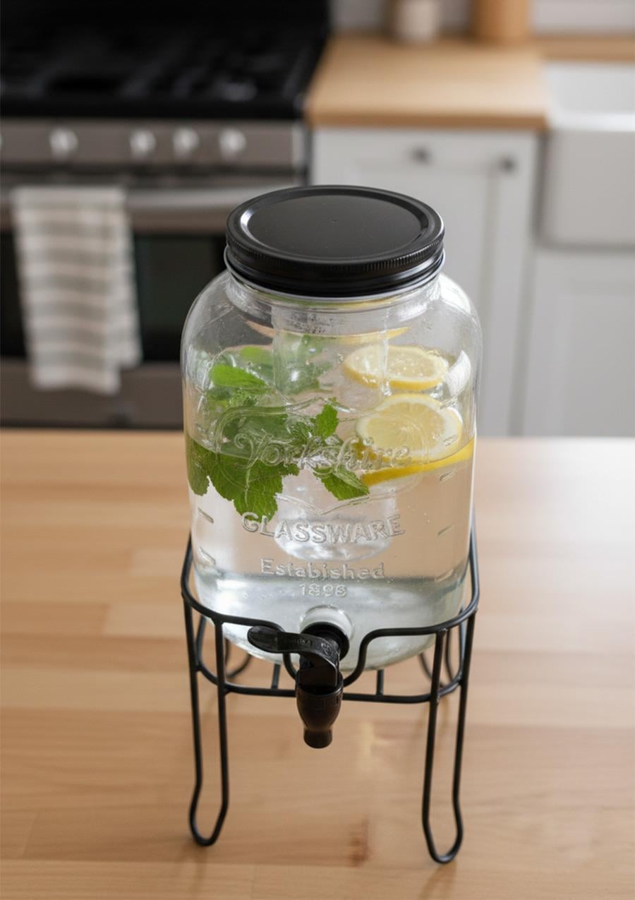 Cam Sebil - Çok Amaçlı Şerbetlik - 4 Litre