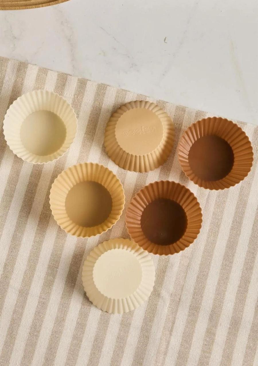 Chocky Silikon 6lı Mini Kek Kalıbı